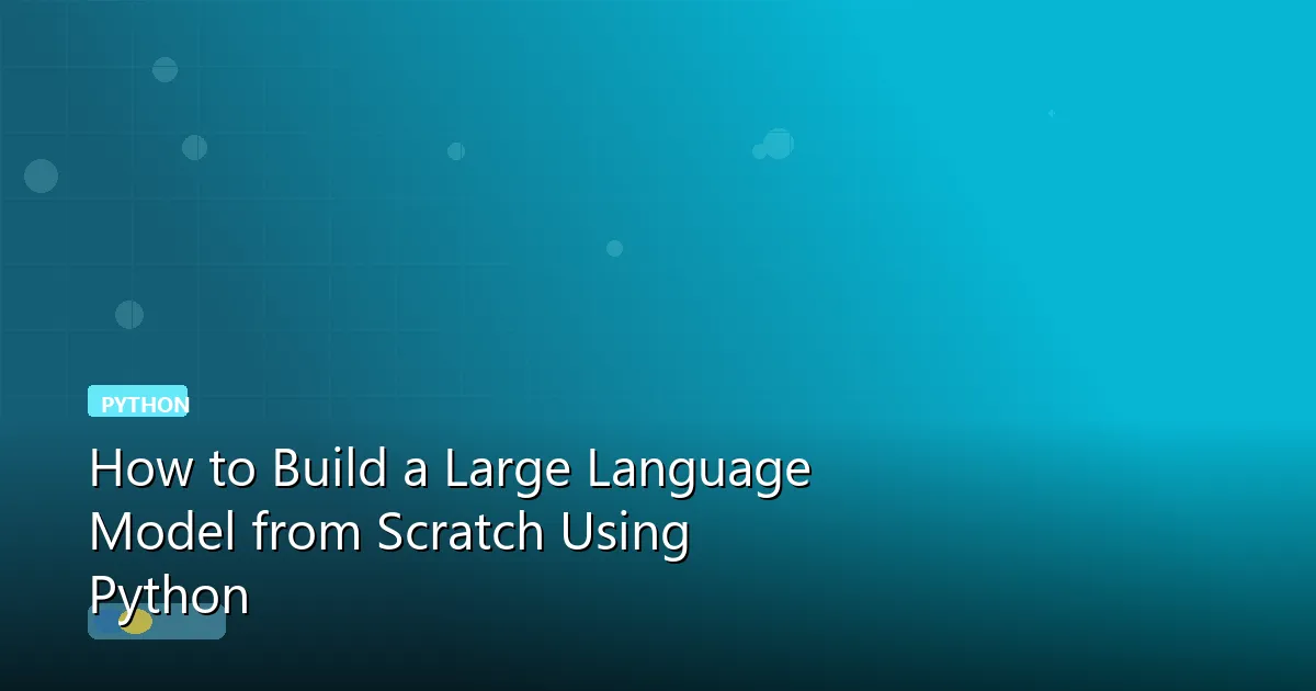 Local large language model inference with Python hero illustration